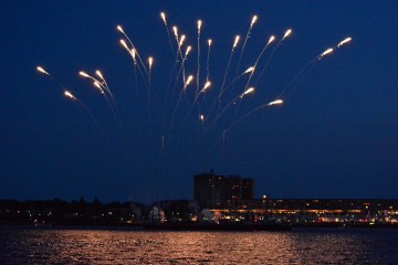 Kieler Woche - Feuerwerk bei Schilksee